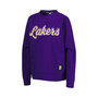 Women's Purple Los Angeles Lakers Regina Raglan Pullover Sweatshirt