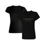 Women's Black LEGACY Motor Club Team V-Neck T-shirt