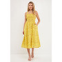 Women's Floral Print Smocked Dress