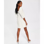 Women's Smocked Puff-Sleeve Fit & Flare Dress, Created for Macy's