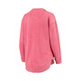 Women's Red Wisconsin Badgers Vintage-Like Wash Pullover Sweatshirt