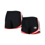 Women's Black Georgia Bulldogs Tempo Performance Shorts
