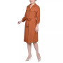 Women's Long Roll Tab Sleeve Shirtdress