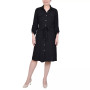 Women's Long Roll Tab Sleeve Shirtdress