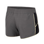 Women's Gray Purdue Boilermakers Pull The Switch Running Shorts