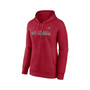 Women's Branded Red Tampa Bay Buccaneers Checklist Crossover V-Neck Pullover Hoodie