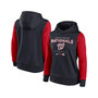 Women's Navy and Red Washington Nationals Authentic Collection Pullover Hoodie