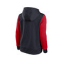 Women's Navy and Red Washington Nationals Authentic Collection Pullover Hoodie