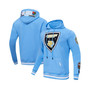 Men's and Women's Light Blue Southern University Jaguars 2023 NBA All-Star Game x HBCU Classic Chenille Pullover Hoodie