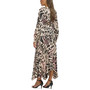 New York Women's Butterfly Print Wrap Dress