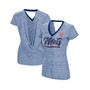 Women's Royal New York Mets Halftime Back Wrap Top V-Neck T-shirt