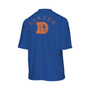 Women's Royal Denver Broncos Half-Sleeve Mock Neck T-shirt