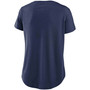 Women's Navy Seattle Mariners Just Do It Team Fade Essential Performance Tri-Blend T-shirt