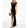 Adrianna Women's Papell Sequin Embellished Illusion-Lace Gown