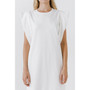Women's Folded Detail Mini Dress