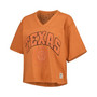 Women's Texas Orange Texas Longhorns Sycamore Edith Waist-Length V-Neck T-shirt