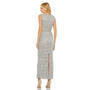 Women's Beaded Sleeveless T-Length Sheath Dress