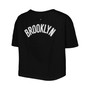 Women's Black Brooklyn Nets Classics Boxy T-shirt