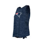 Women's Navy New England Patriots Space Dye Tie-Back Tank Top