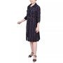 Petite 3/4 Roll Tab Sleeve Shirtdress