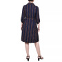 Petite 3/4 Roll Tab Sleeve Shirtdress