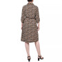 Petite 3/4 Roll Tab Sleeve Shirtdress