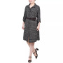 Petite 3/4 Roll Tab Sleeve Shirtdress