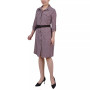 Petite 3/4 Roll Tab Sleeve Shirtdress