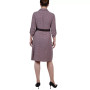 Petite 3/4 Roll Tab Sleeve Shirtdress
