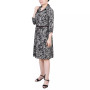 Petite 3/4 Roll Tab Sleeve Shirtdress