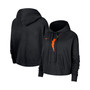 Women's Black WNBA Logowoman Team 13 Cropped Pullover Hoodie