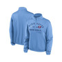 Women's Light Blue Minnesota Twins Rewind Splice Half-Zip Sweatshirt