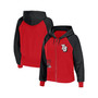 Women's Red Tampa Bay Buccaneers Colorblock Full-Zip Hoodie