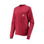 Women's Crimson Alabama Crimson Tide Pocket Oversized Long Sleeve T-shirt