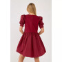 Women's High Low Knit Combo Dress