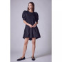 Women's High Low Knit Combo Dress