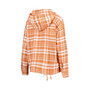 Women's Texas Orange Texas Longhorns Mainstay Plaid Pullover Hoodie