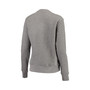 Women's Heathered Gray Alabama Crimson Tide Moose Applique Quilted Crewneck Sweatshirt