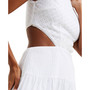 Women's Esse Cotton Eyelet Cutout Sleeveless A-Line Dress