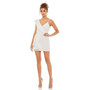 Women's Ieena Asymmetrical Ruffle Mini Cocktail Dress