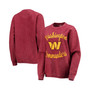 Women's Burgundy Washington Commanders Comfy Cord Pullover Sweatshirt