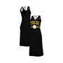 Women's Black Pittsburgh Steelers Training V-Neck Maxi Dress