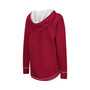 Women's Crimson Oklahoma Sooners Tunic Pullover V-Neck Hoodie