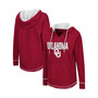 Women's Crimson Oklahoma Sooners Tunic Pullover V-Neck Hoodie