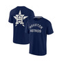 Men's and Women's Navy Houston Astros Super Soft Short Sleeve T-shirt