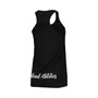 Women's Black Oakland Athletics Front Back Tank Top