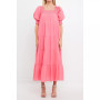 Women's Smocked Baby Doll Maxi Dress