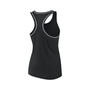 Women's Branded Black Minnesota Vikings Wordmark Logo Racerback Scoop Neck Tank Top