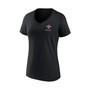 Women's Branded Black New Orleans Saints Team Mother's Day V-Neck T-shirt