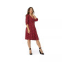 Women's Puff-Sleeve Sweetheart Becca Dress